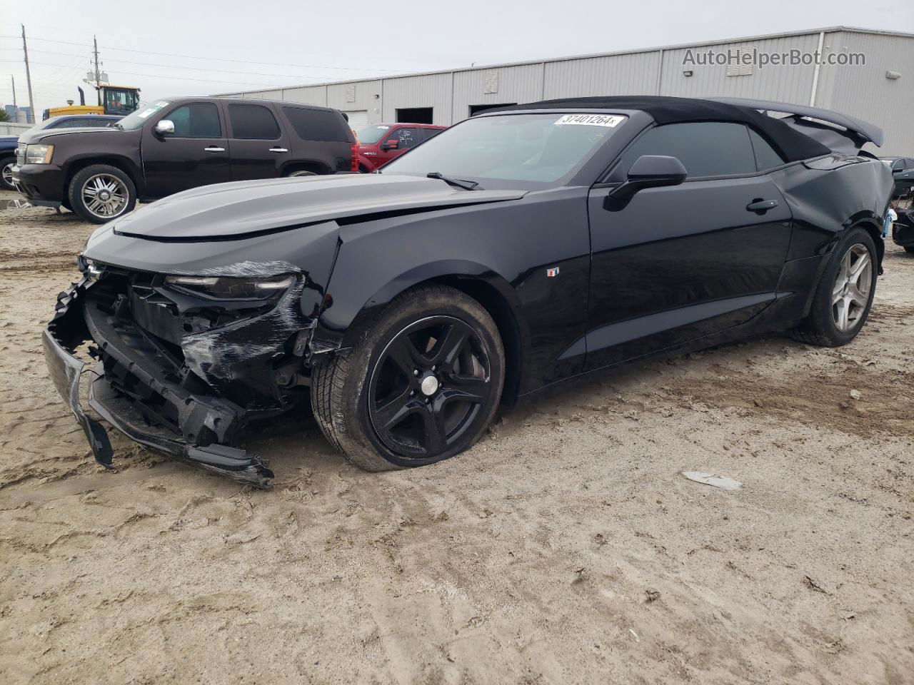 2020 Chevrolet Camaro Ls Black vin: 1G1FB3DS5L0128152