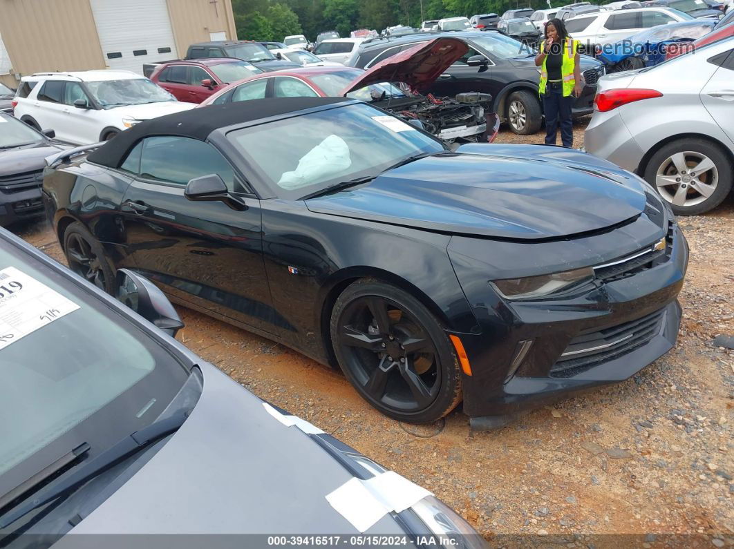 2017 Chevrolet Camaro 1lt Black vin: 1G1FB3DS6H0166223