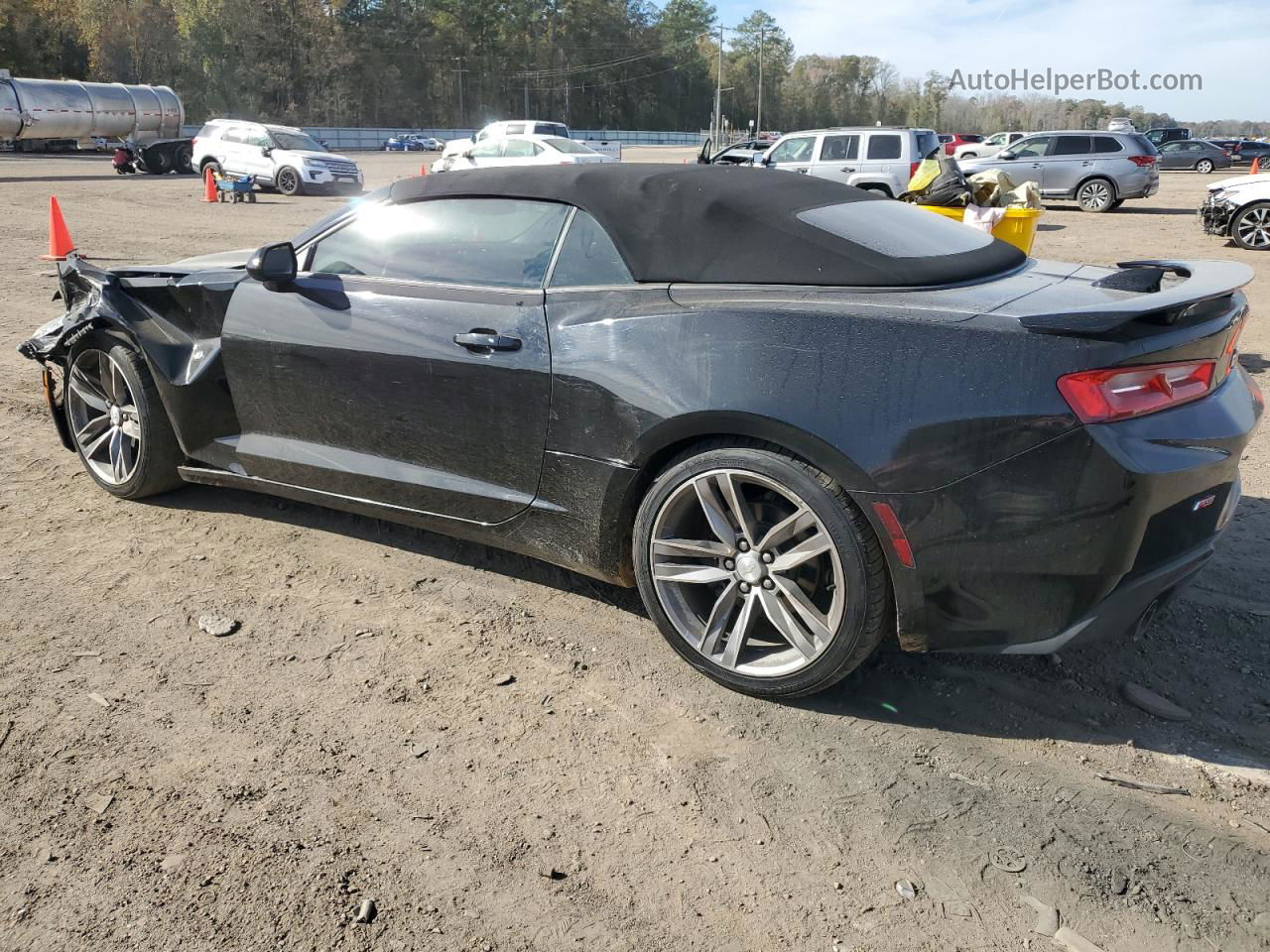 2018 Chevrolet Camaro Lt Black vin: 1G1FB3DS6J0116850