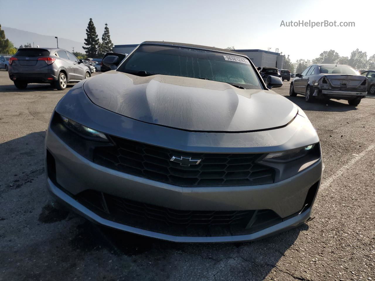 2020 Chevrolet Camaro Ls Gray vin: 1G1FB3DS6L0121145