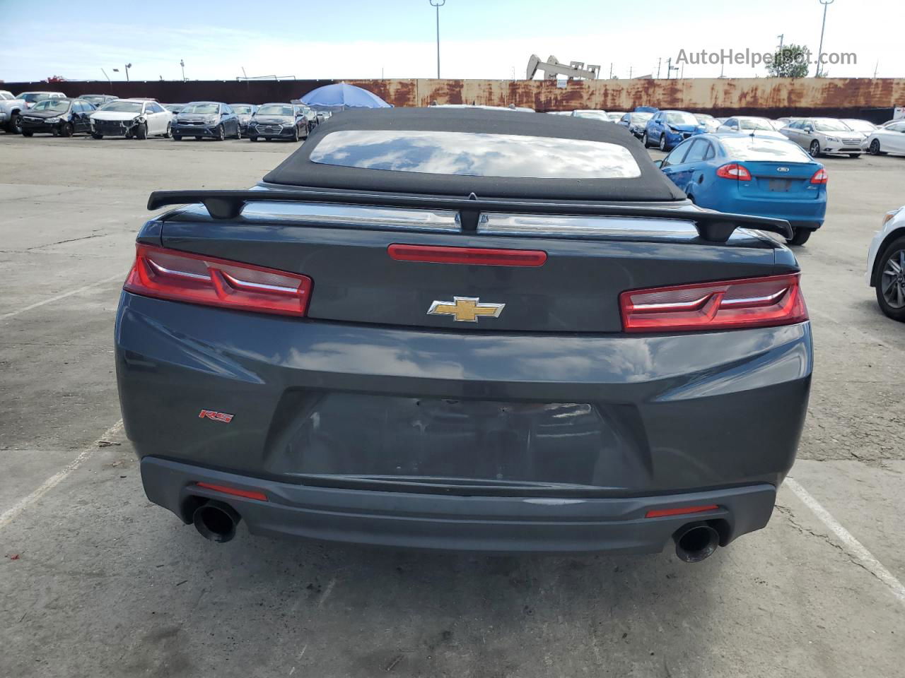 2017 Chevrolet Camaro Lt Серый vin: 1G1FB3DS8H0208052