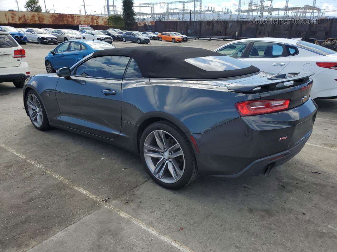 2017 Chevrolet Camaro Lt Gray vin: 1G1FB3DS8H0208052