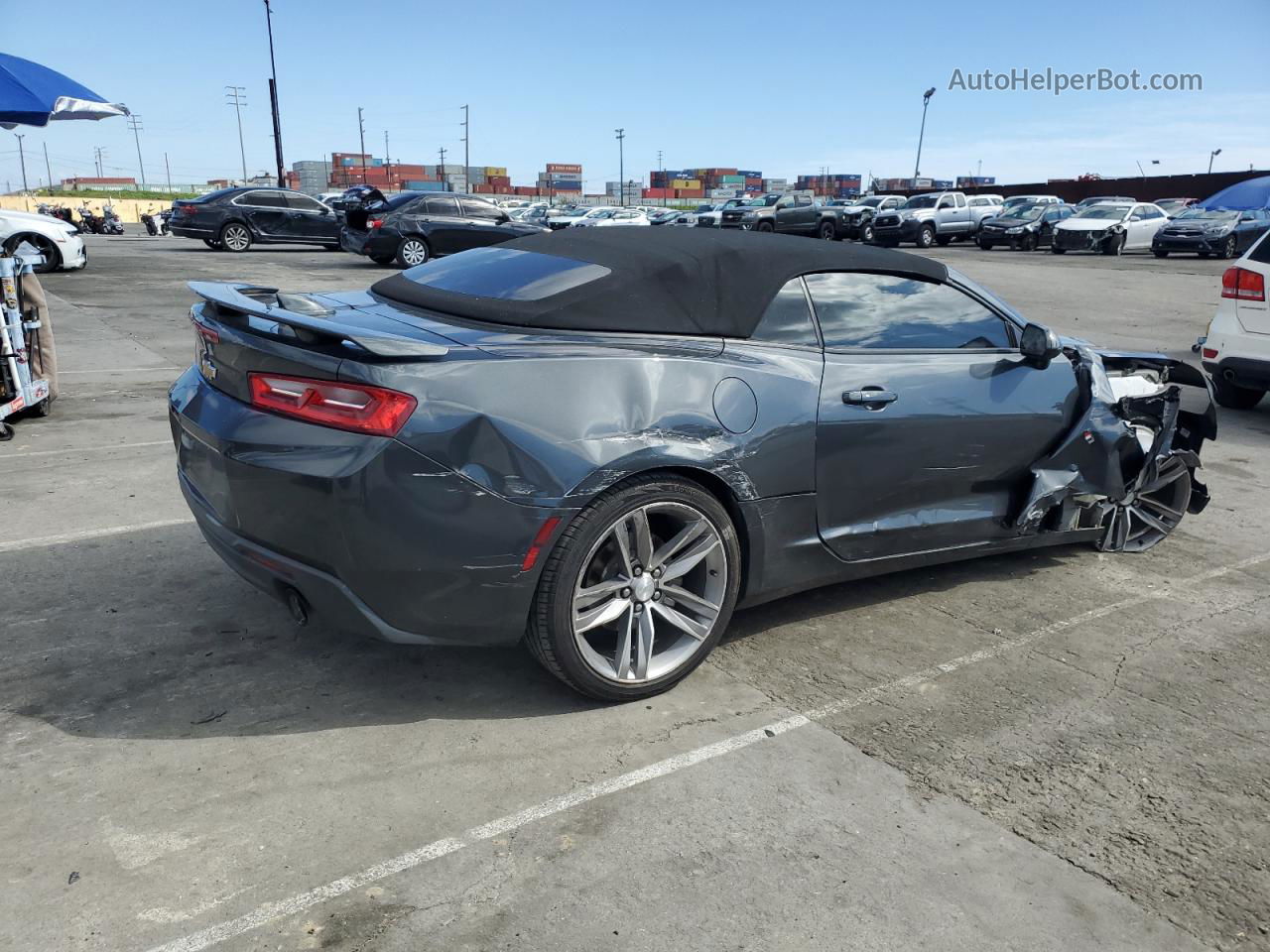 2017 Chevrolet Camaro Lt Серый vin: 1G1FB3DS8H0208052