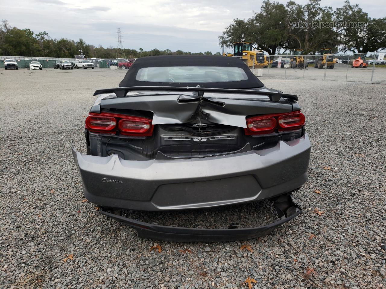 2020 Chevrolet Camaro Ls Gray vin: 1G1FB3DS8L0109434