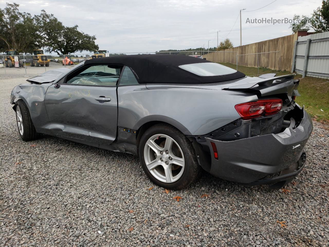 2020 Chevrolet Camaro Ls Gray vin: 1G1FB3DS8L0109434