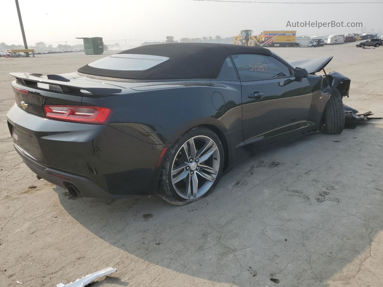 2017 Chevrolet Camaro Lt Черный vin: 1G1FB3DS9H0176082