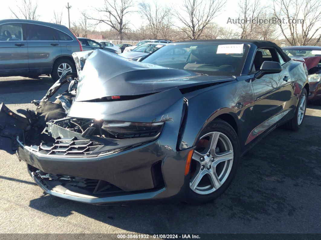 2020 Chevrolet Camaro Rwd  1lt Gray vin: 1G1FB3DS9L0115923