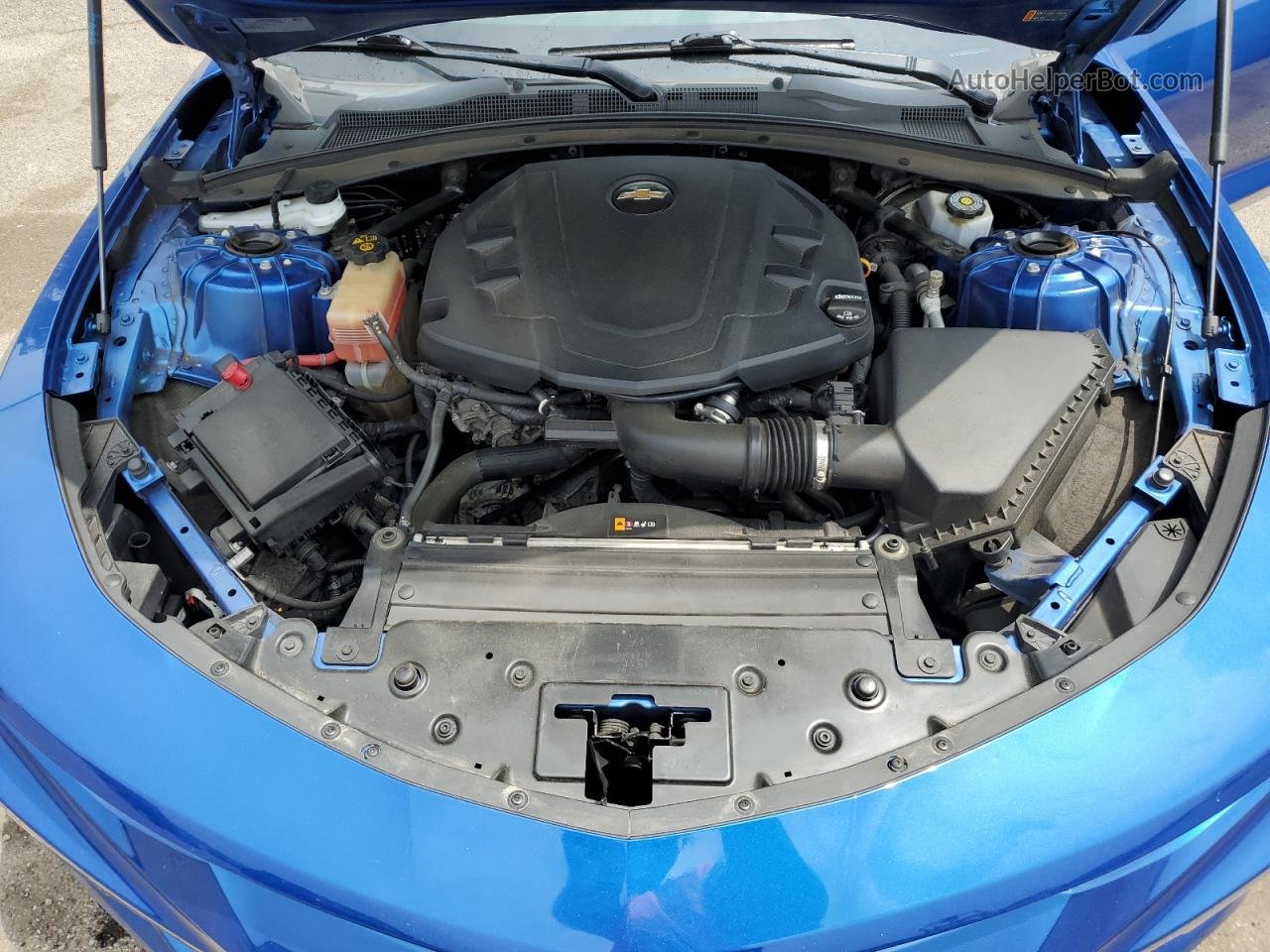2017 Chevrolet Camaro Lt Blue vin: 1G1FB3DSXH0123438