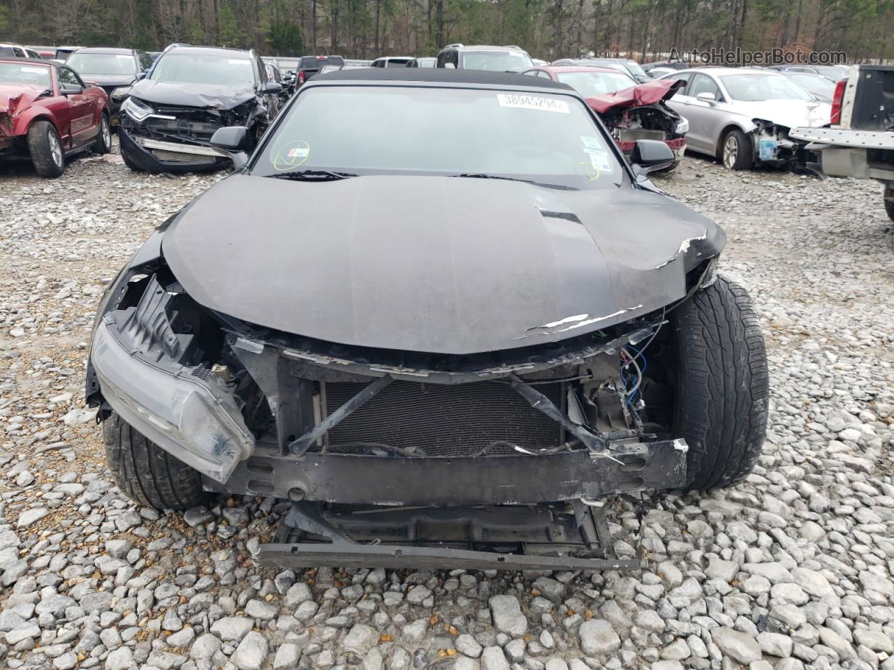 2017 Chevrolet Camaro Lt Black vin: 1G1FB3DSXH0173515