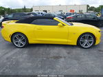 2017 Chevrolet Camaro 1lt Yellow vin: 1G1FB3DSXH0177838