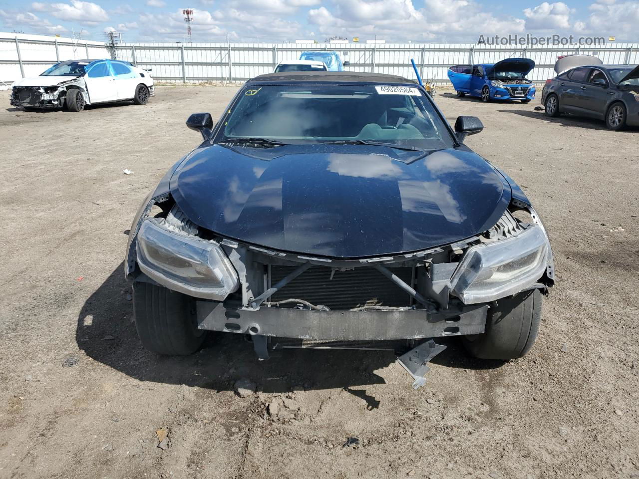 2017 Chevrolet Camaro Lt Black vin: 1G1FB3DSXH0199774