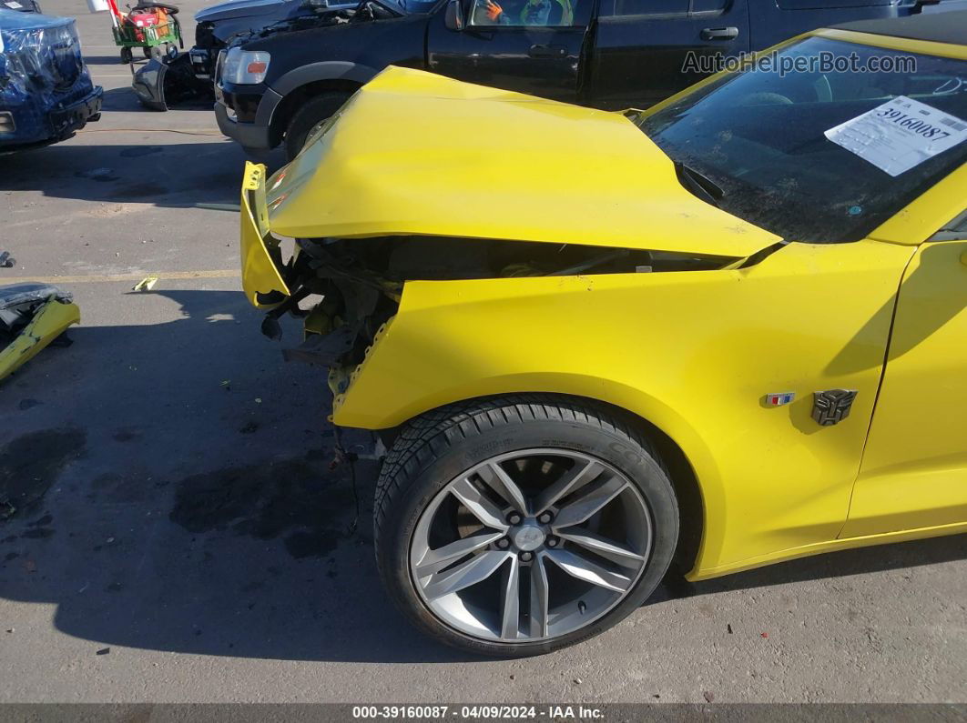 2018 Chevrolet Camaro 1lt Yellow vin: 1G1FB3DSXJ0154999