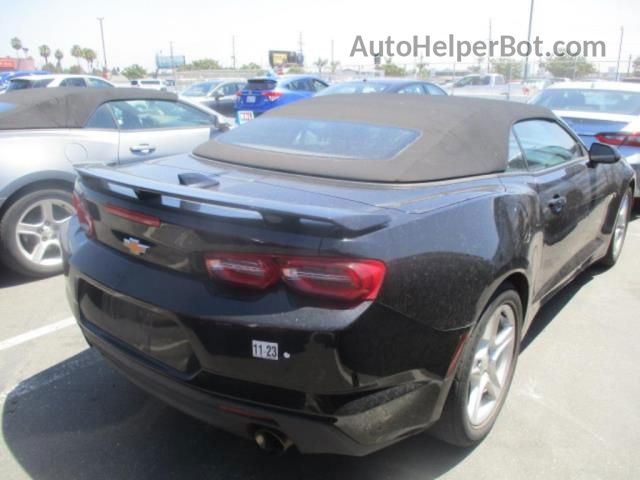 2020 Chevrolet Camaro 1lt Black vin: 1G1FB3DX0L0102120