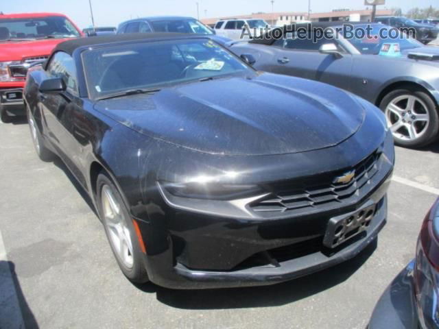 2020 Chevrolet Camaro 1lt Black vin: 1G1FB3DX0L0102120