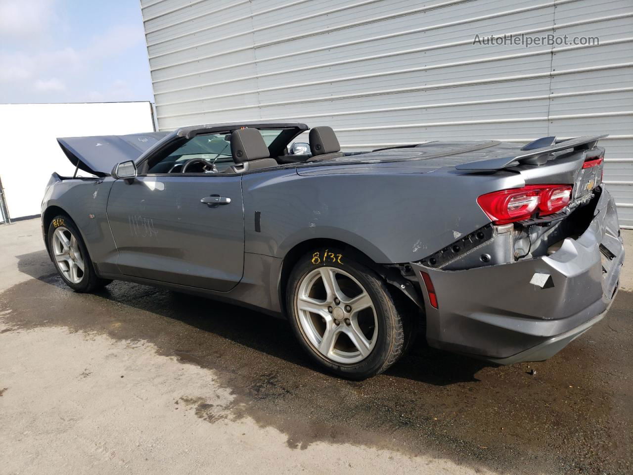 2020 Chevrolet Camaro Ls Серый vin: 1G1FB3DX0L0111304