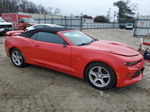 2017 Chevrolet Camaro Lt Red vin: 1G1FB3DX2H0140777