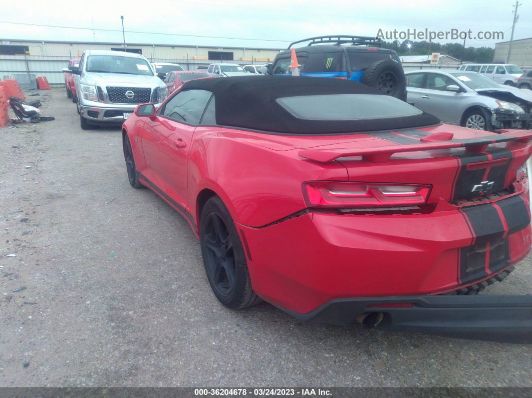 2018 Chevrolet Camaro 1lt Red vin: 1G1FB3DX3J0132869