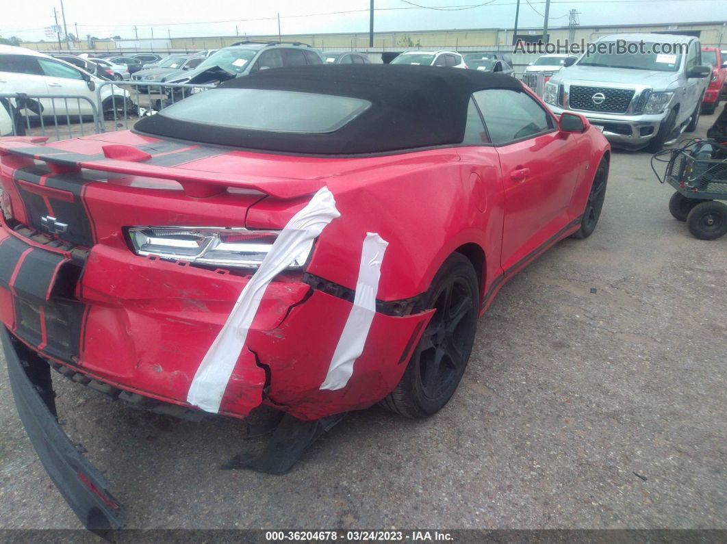 2018 Chevrolet Camaro 1lt Red vin: 1G1FB3DX3J0132869