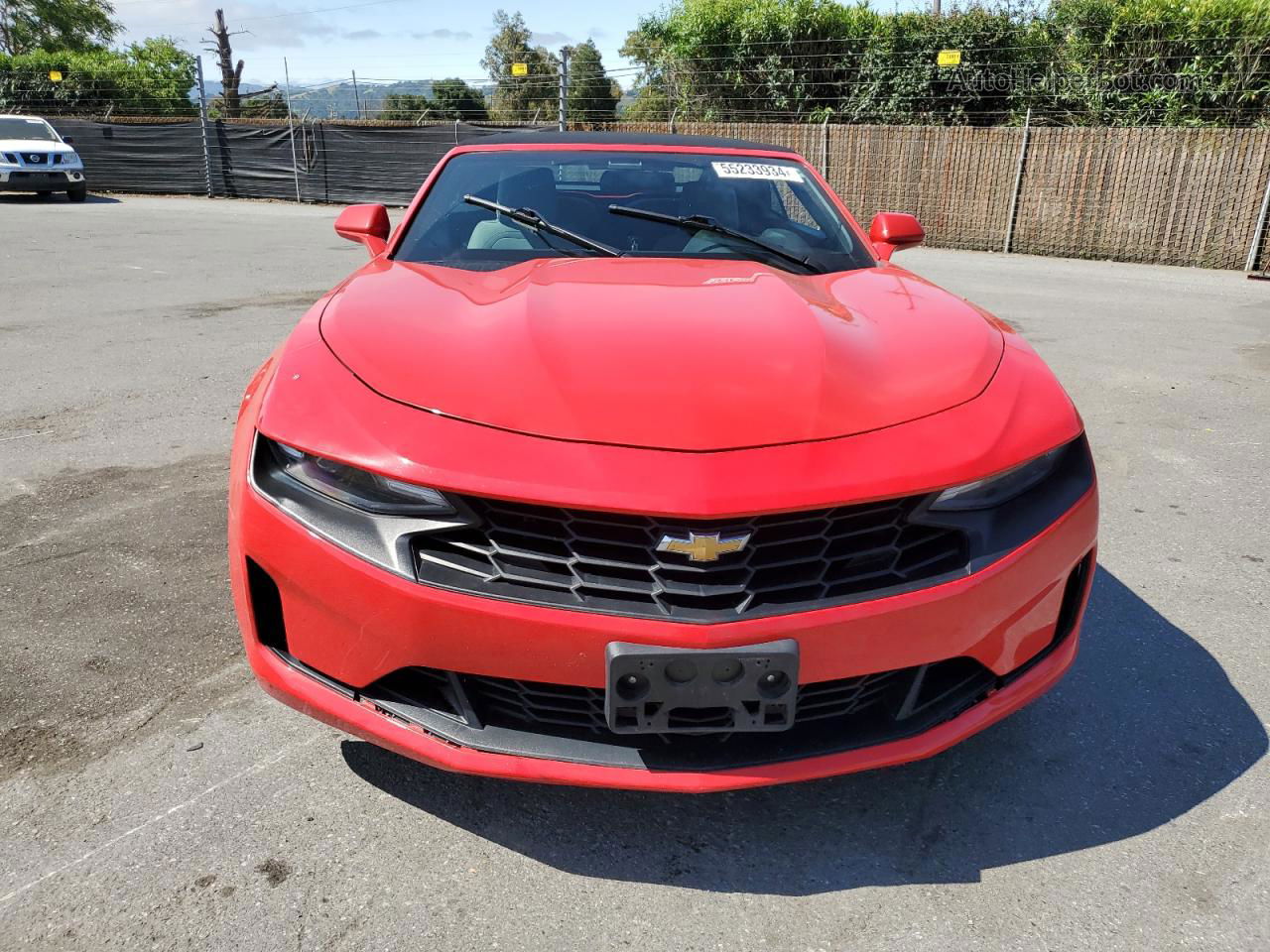 2020 Chevrolet Camaro Ls Red vin: 1G1FB3DX6L0120685