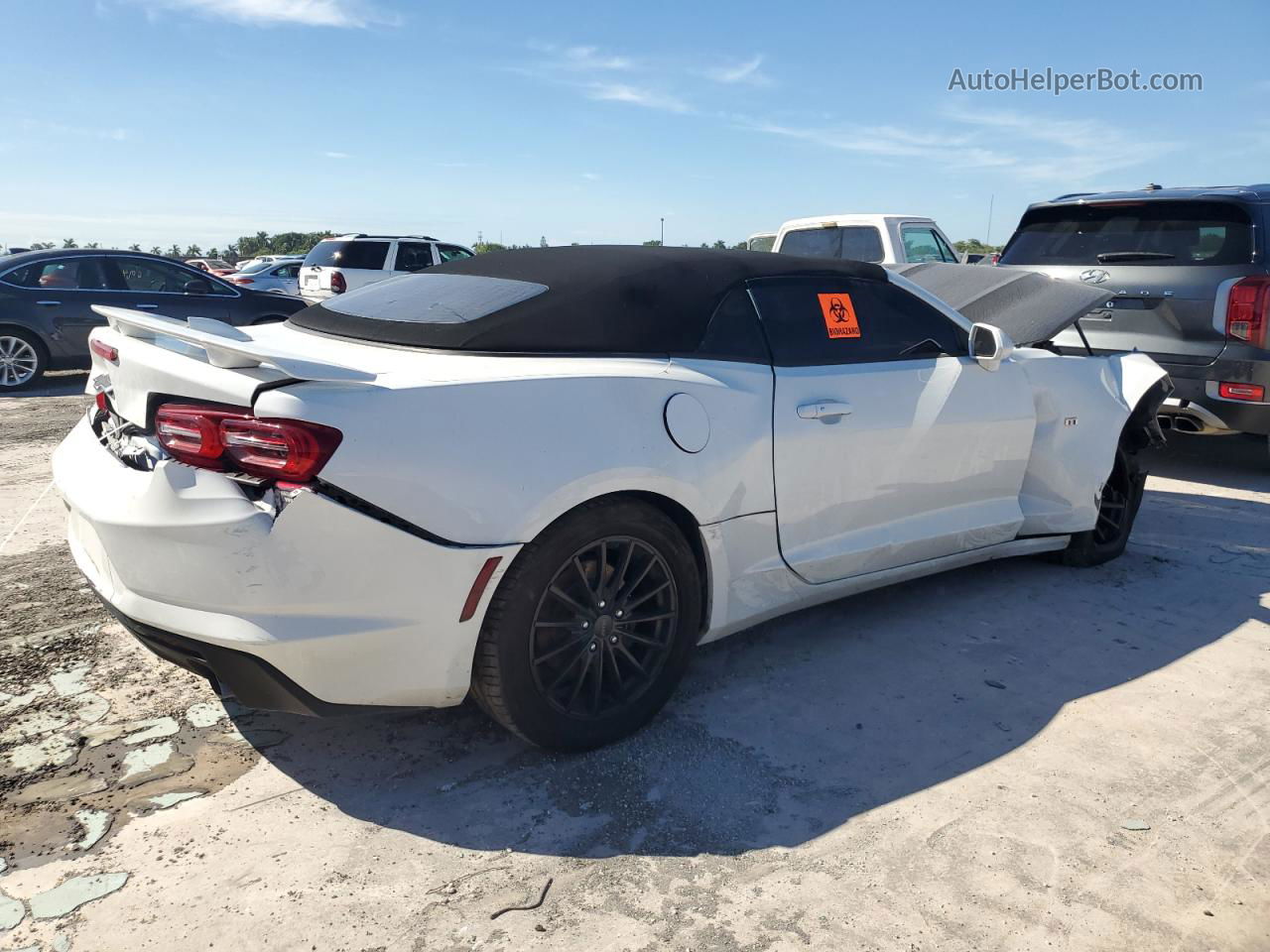 2020 Chevrolet Camaro Ls Белый vin: 1G1FB3DX6L0121142