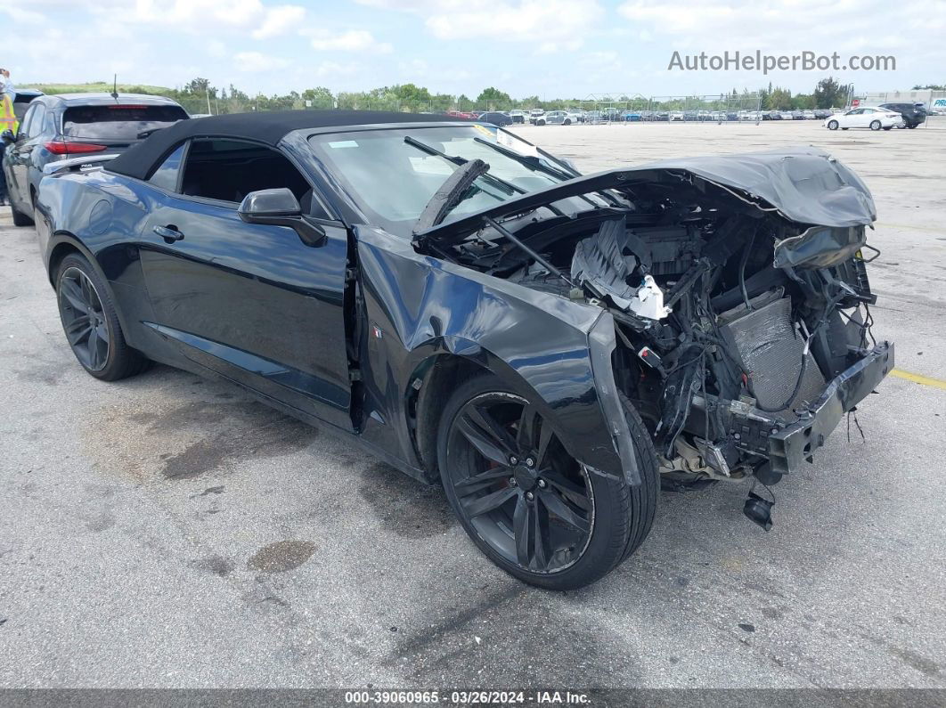 2018 Chevrolet Camaro 1lt Black vin: 1G1FB3DX7J0175806