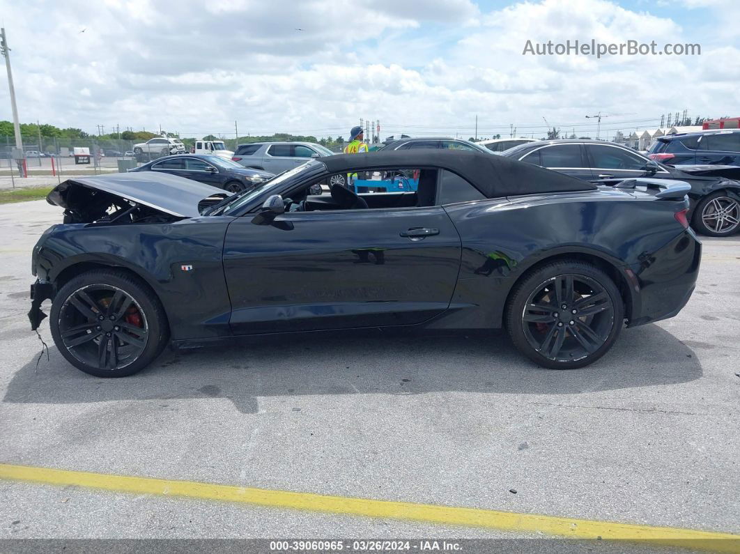 2018 Chevrolet Camaro 1lt Black vin: 1G1FB3DX7J0175806