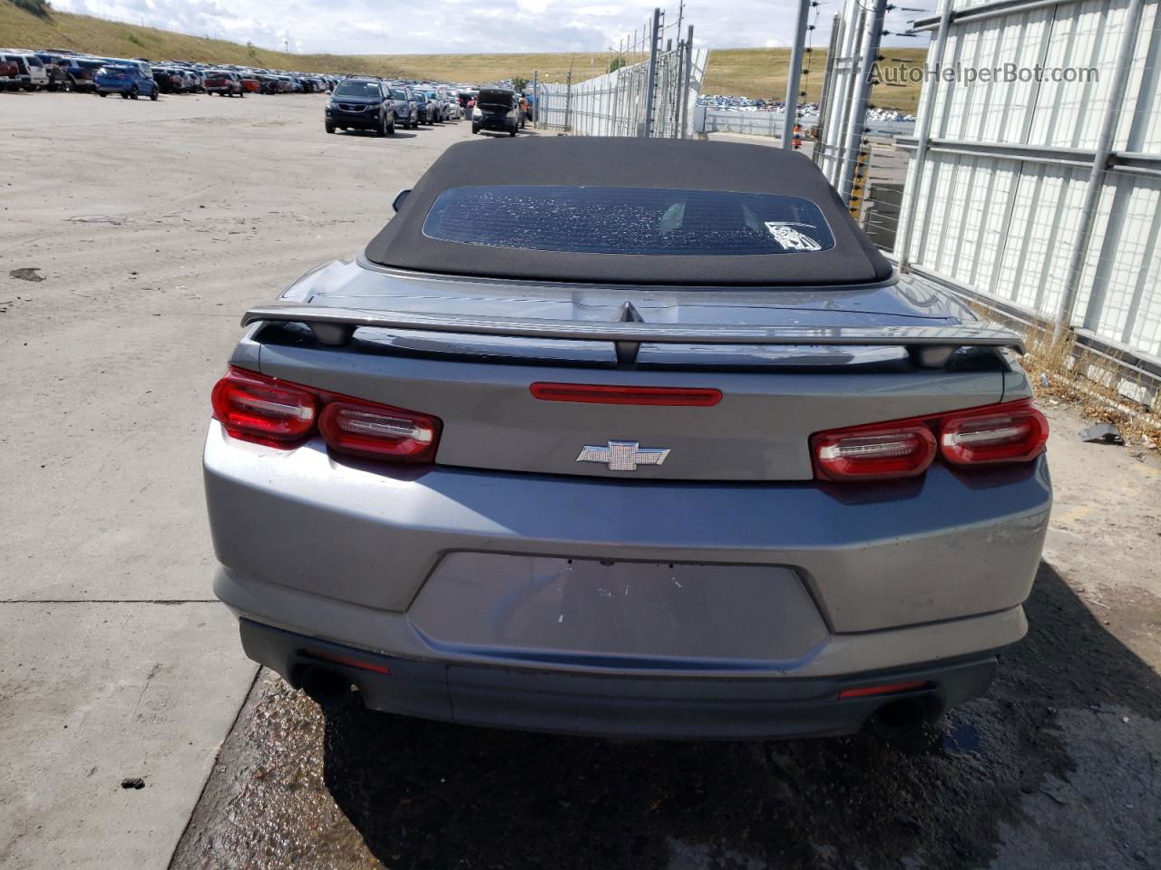 2020 Chevrolet Camaro Ls Gray vin: 1G1FB3DX8L0119179