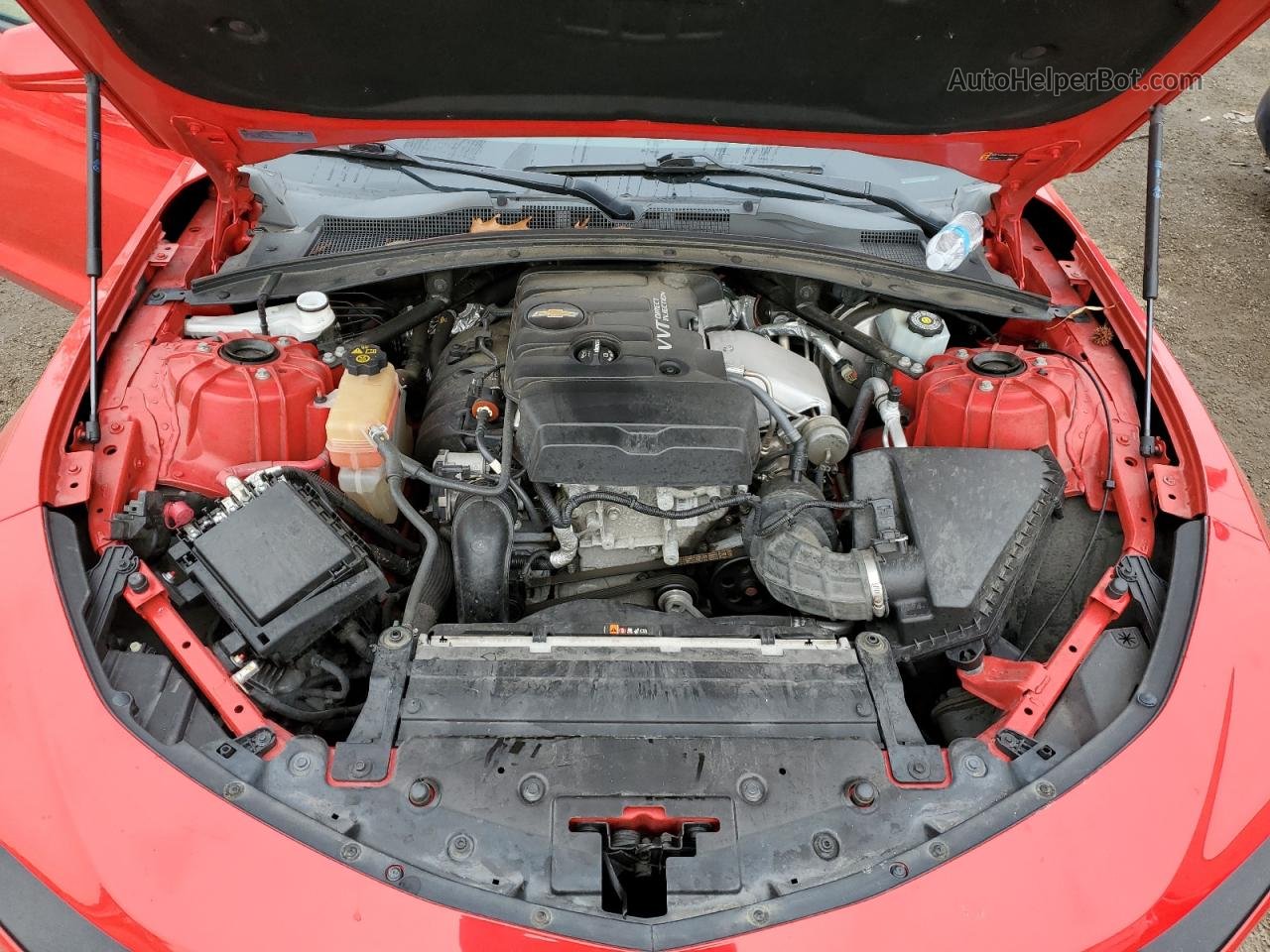 2020 Chevrolet Camaro Ls Red vin: 1G1FB3DX3L0124869