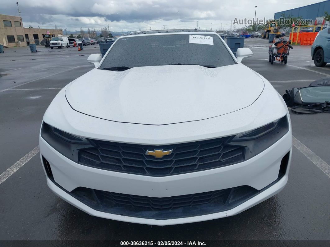 2020 Chevrolet Camaro Rwd  1lt White vin: 1G1FB3DXXL0119717