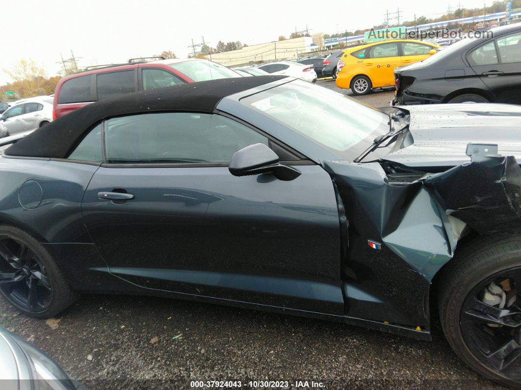 2020 Chevrolet Camaro 1lt Blue vin: 1G1FB3DXXL0120883