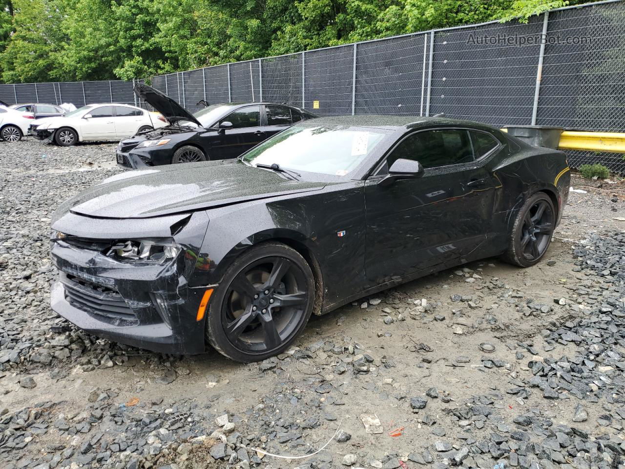 2018 Chevrolet Camaro Lt Charcoal vin: 1G1FC1RS0J0171501