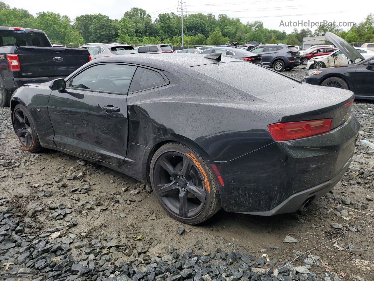 2018 Chevrolet Camaro Lt Charcoal vin: 1G1FC1RS0J0171501