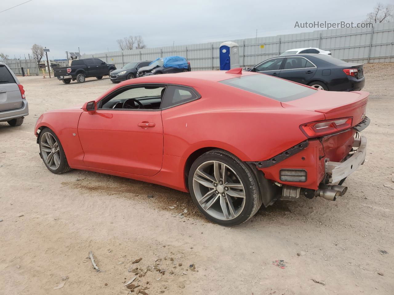 2017 Chevrolet Camaro Lt Red vin: 1G1FC1RS2H0119779