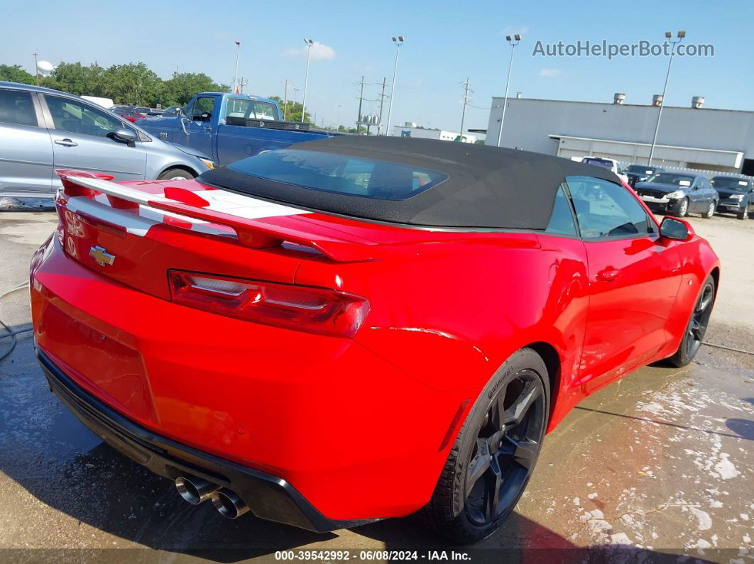 2017 Chevrolet Camaro 2lt Red vin: 1G1FC3DS0H0113482