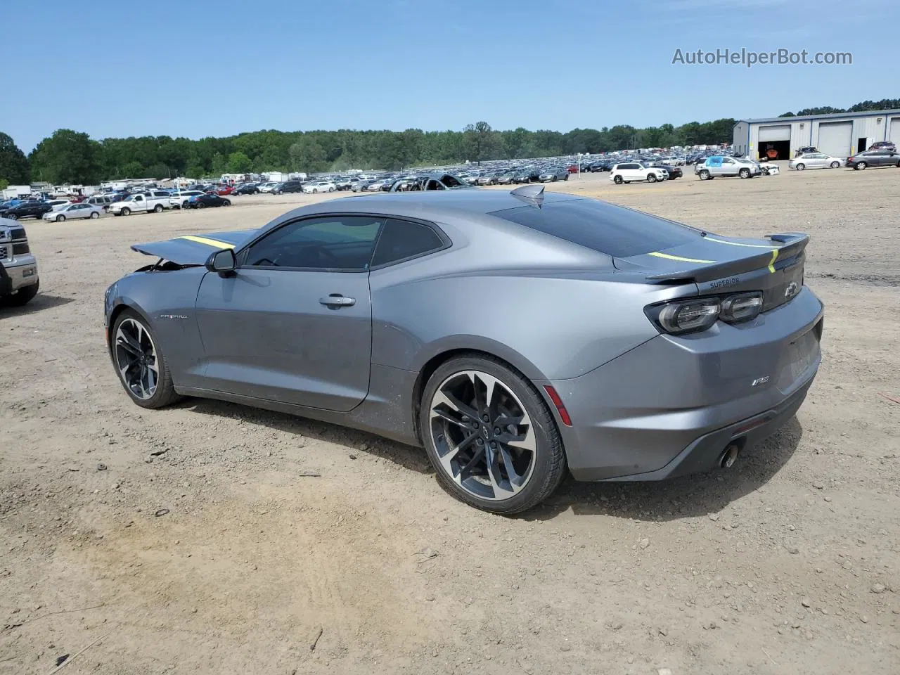 2020 Chevrolet Camaro Lt Gray vin: 1G1FD1RS2L0145885