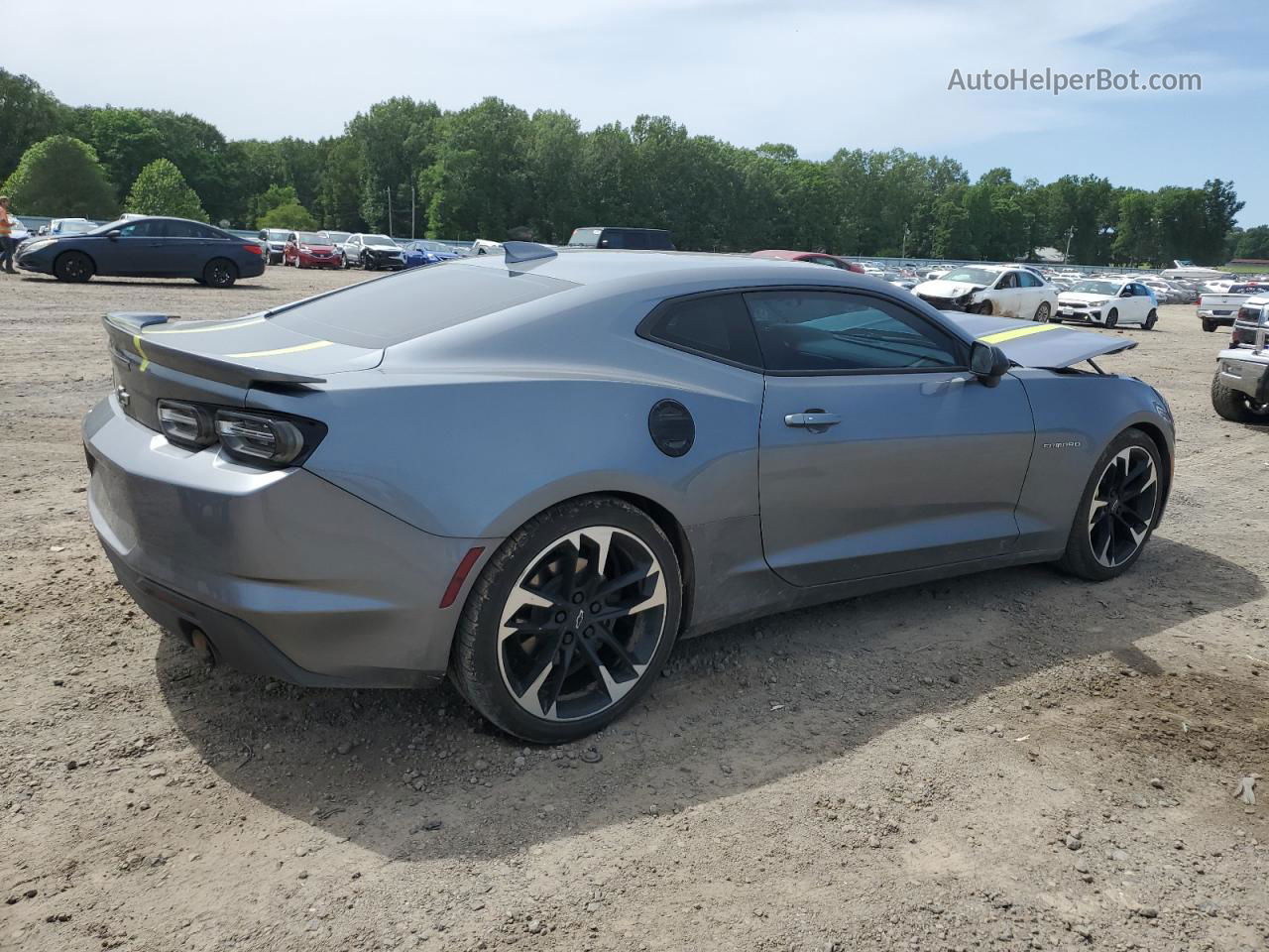 2020 Chevrolet Camaro Lt Gray vin: 1G1FD1RS2L0145885