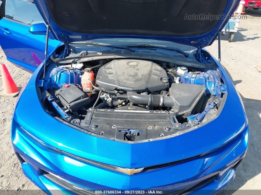 2017 Chevrolet Camaro 2lt Blue vin: 1G1FD1RS3H0162248
