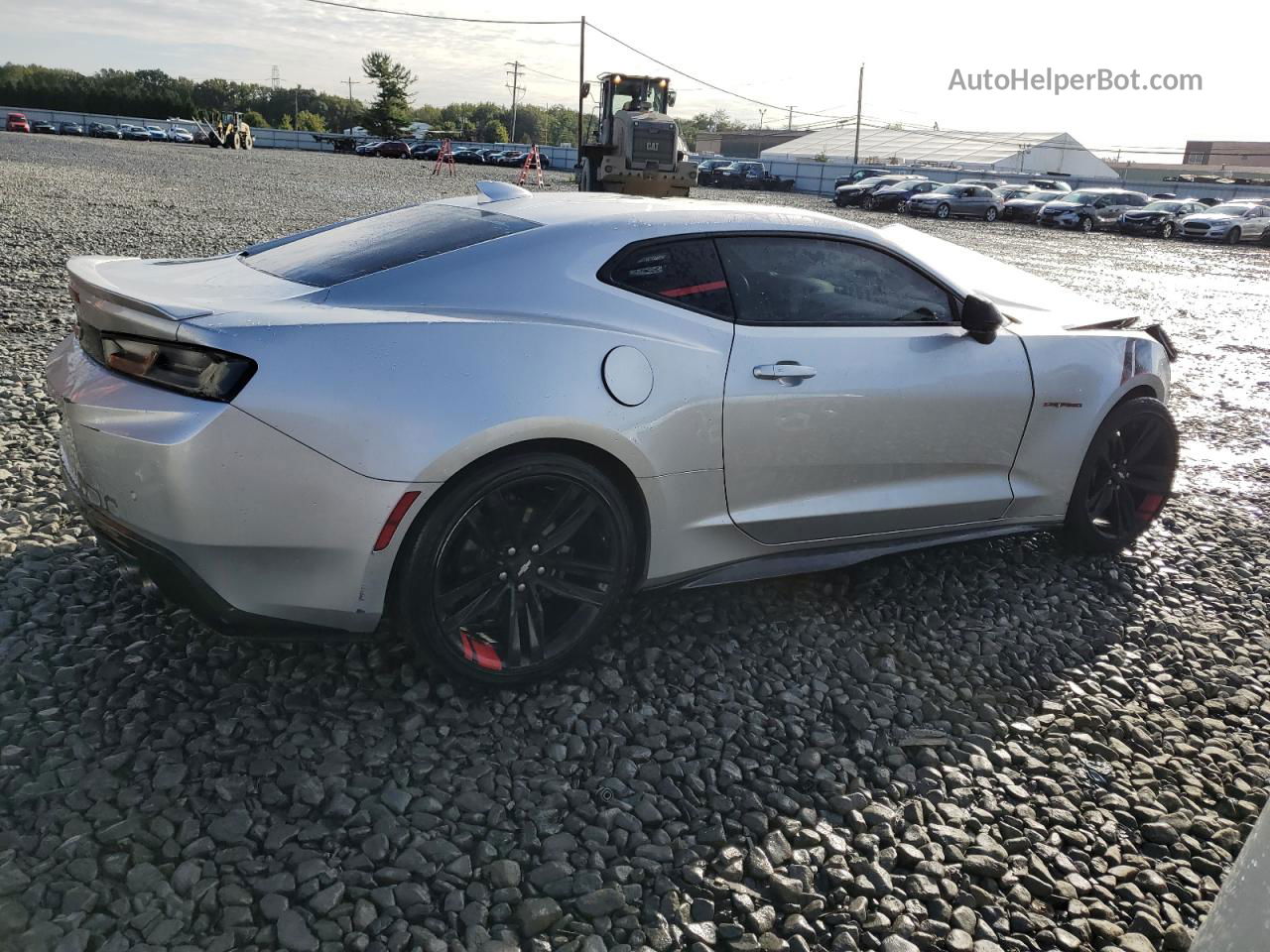 2018 Chevrolet Camaro Lt Silver vin: 1G1FD1RS3J0105554