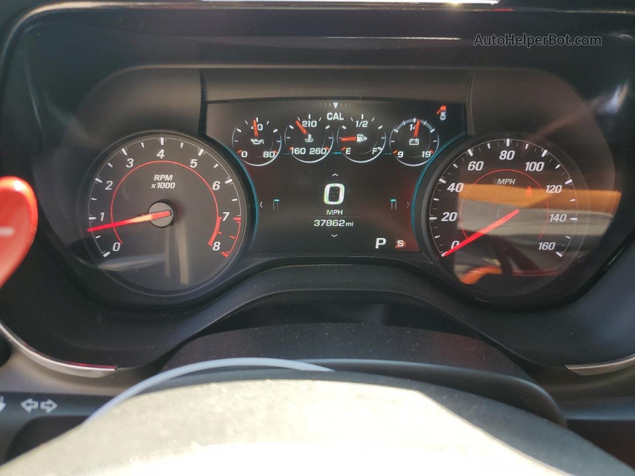 2018 Chevrolet Camaro Lt Red vin: 1G1FD1RS3J0151823