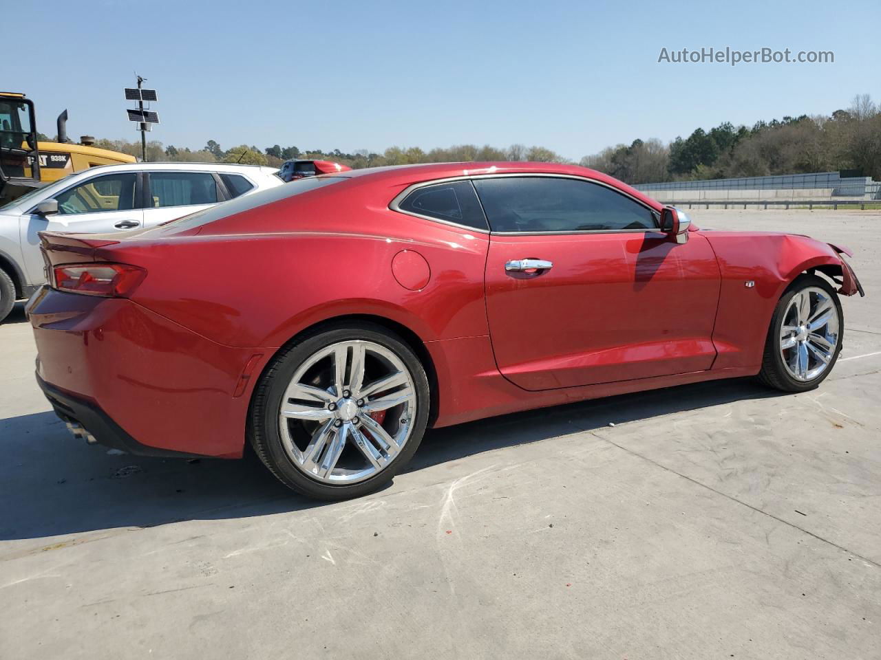 2018 Chevrolet Camaro Lt Red vin: 1G1FD1RS3J0151823