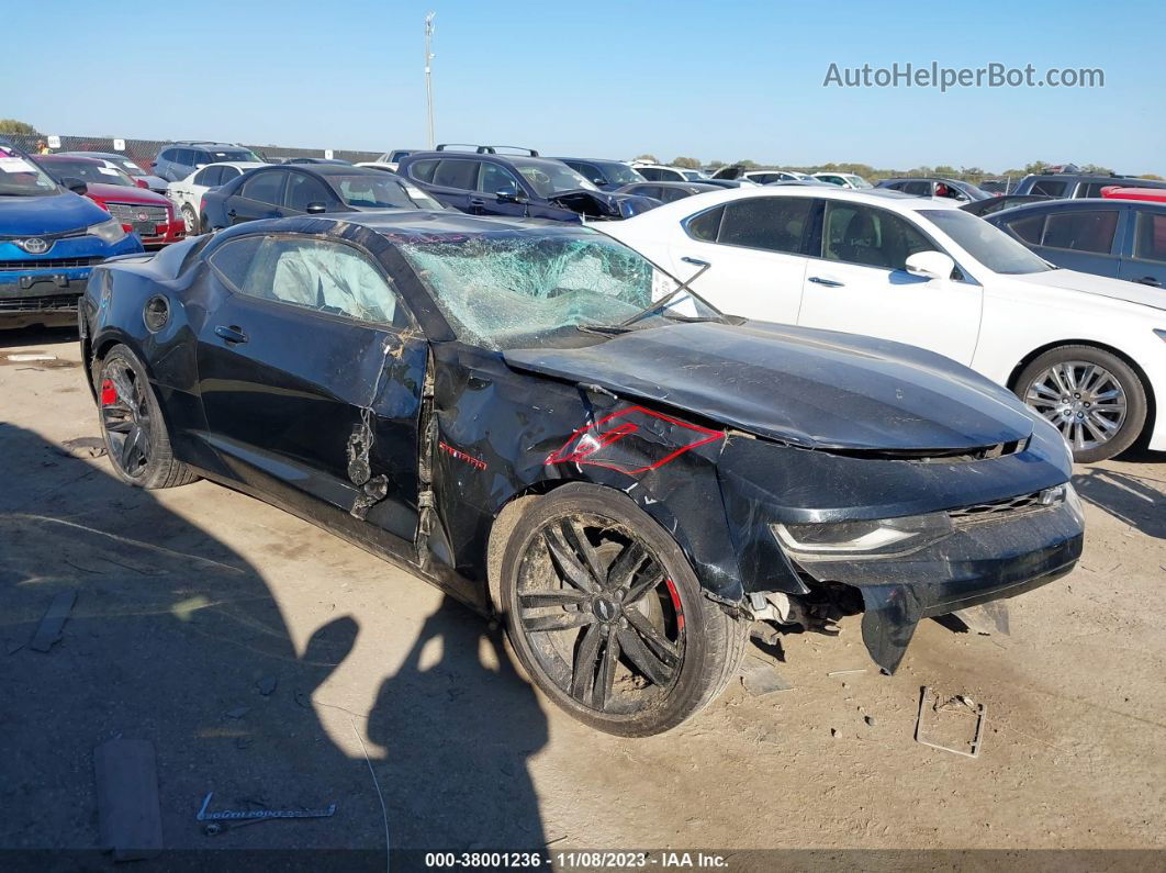 2018 Chevrolet Camaro 2lt Black vin: 1G1FD1RS3J0169884