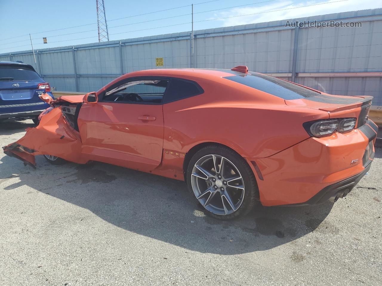 2020 Chevrolet Camaro Lt Оранжевый vin: 1G1FD1RS3L0113365