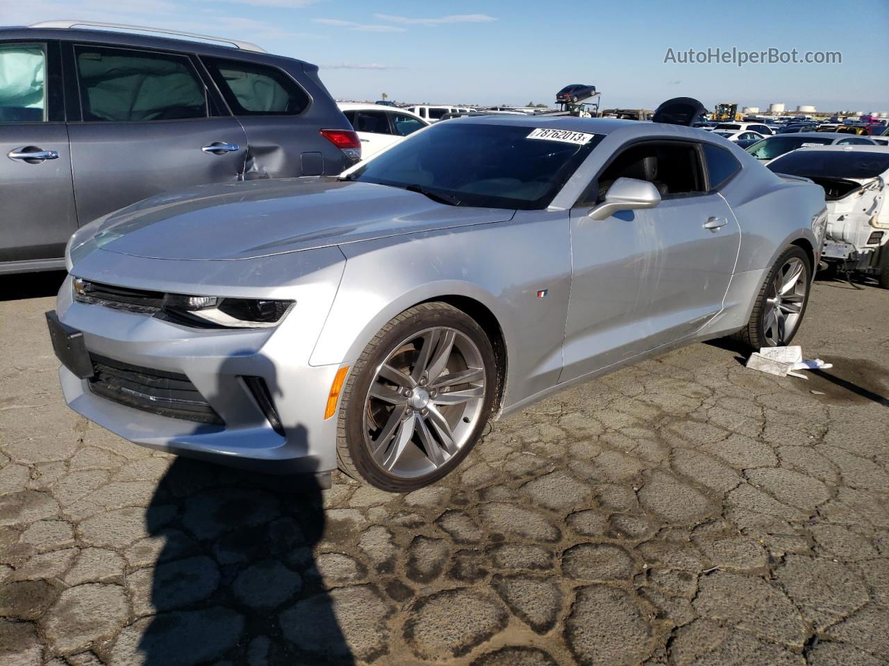 2017 Chevrolet Camaro Lt Silver vin: 1G1FD1RS4H0120400