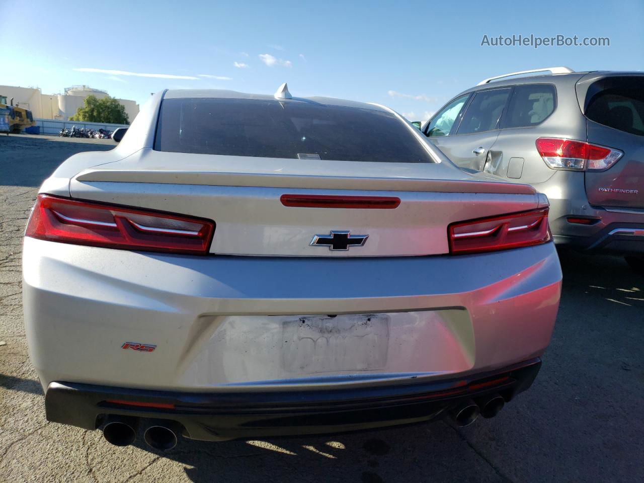 2017 Chevrolet Camaro Lt Silver vin: 1G1FD1RS4H0120400