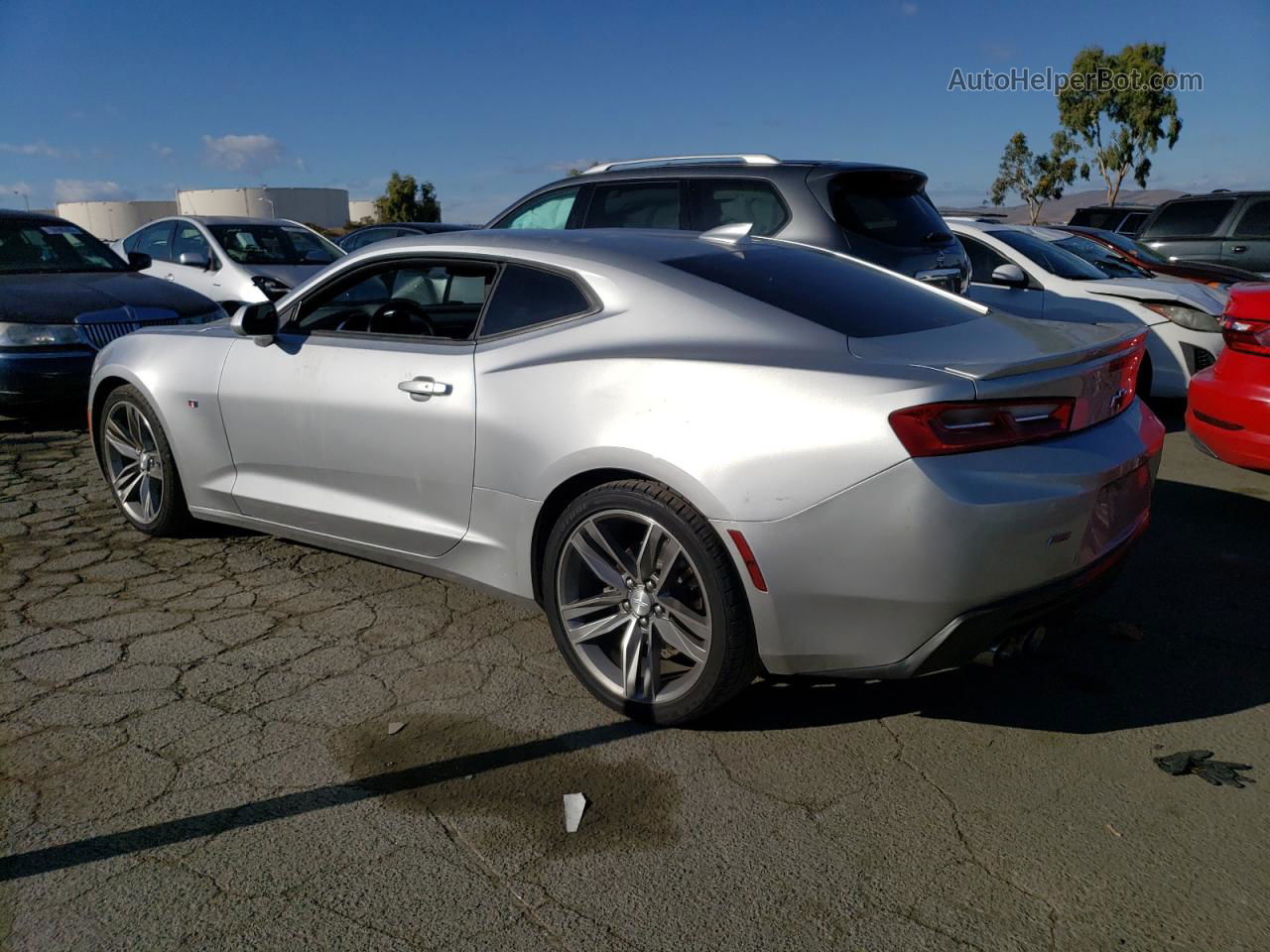 2017 Chevrolet Camaro Lt Silver vin: 1G1FD1RS4H0120400