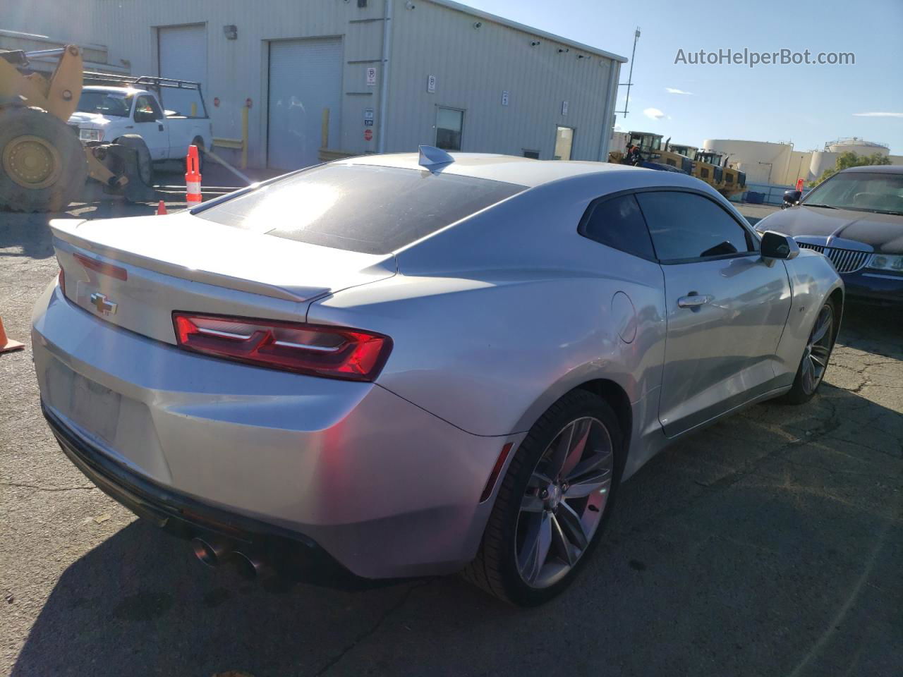 2017 Chevrolet Camaro Lt Silver vin: 1G1FD1RS4H0120400