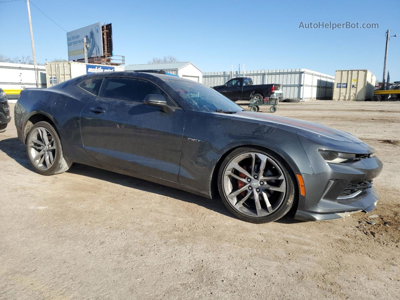 2017 Chevrolet Camaro Lt Gray vin: 1G1FD1RS5H0123709