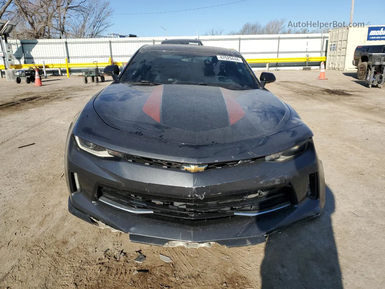 2017 Chevrolet Camaro Lt Gray vin: 1G1FD1RS5H0123709