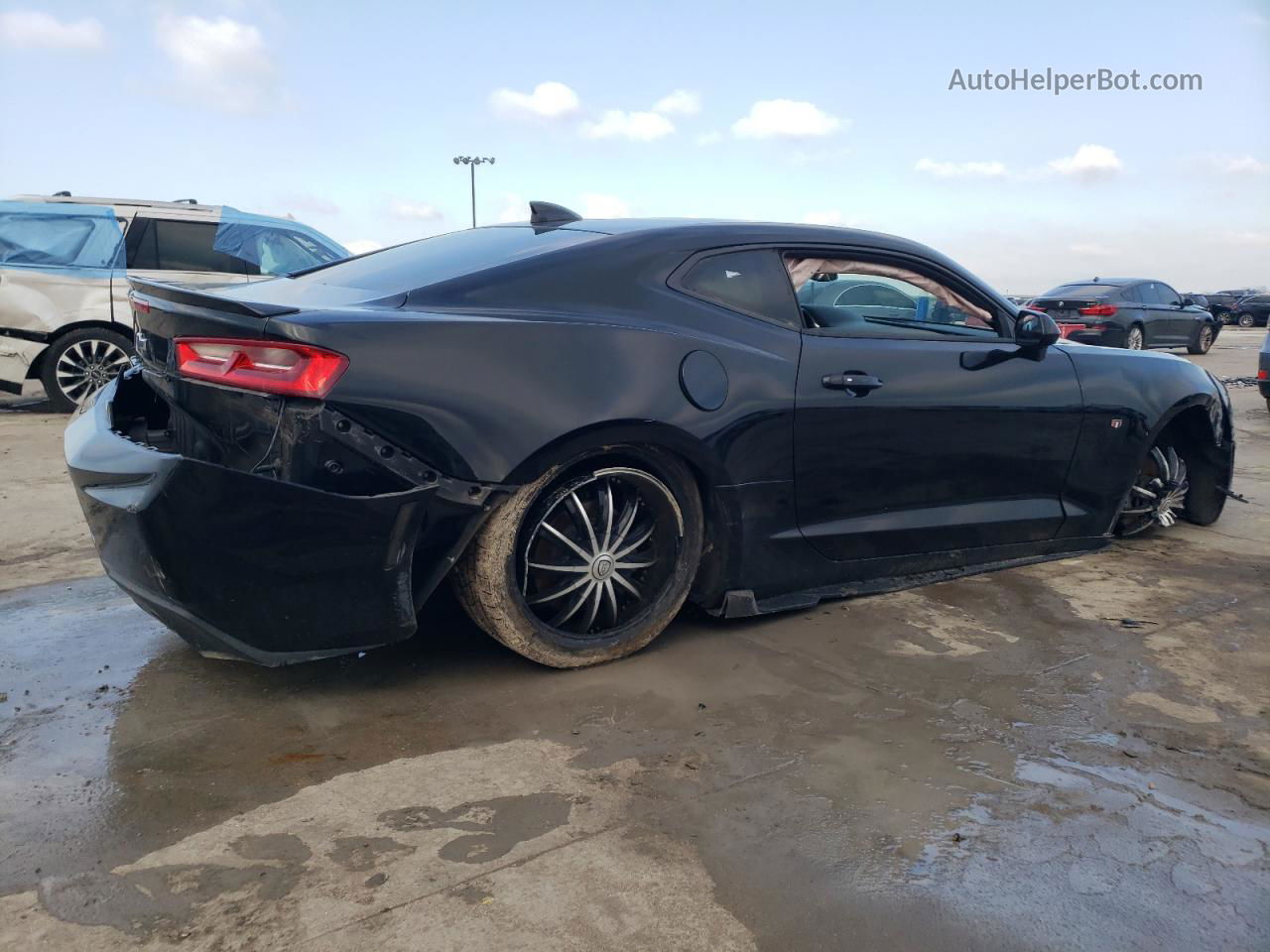 2017 Chevrolet Camaro Lt Black vin: 1G1FD1RS5H0176863