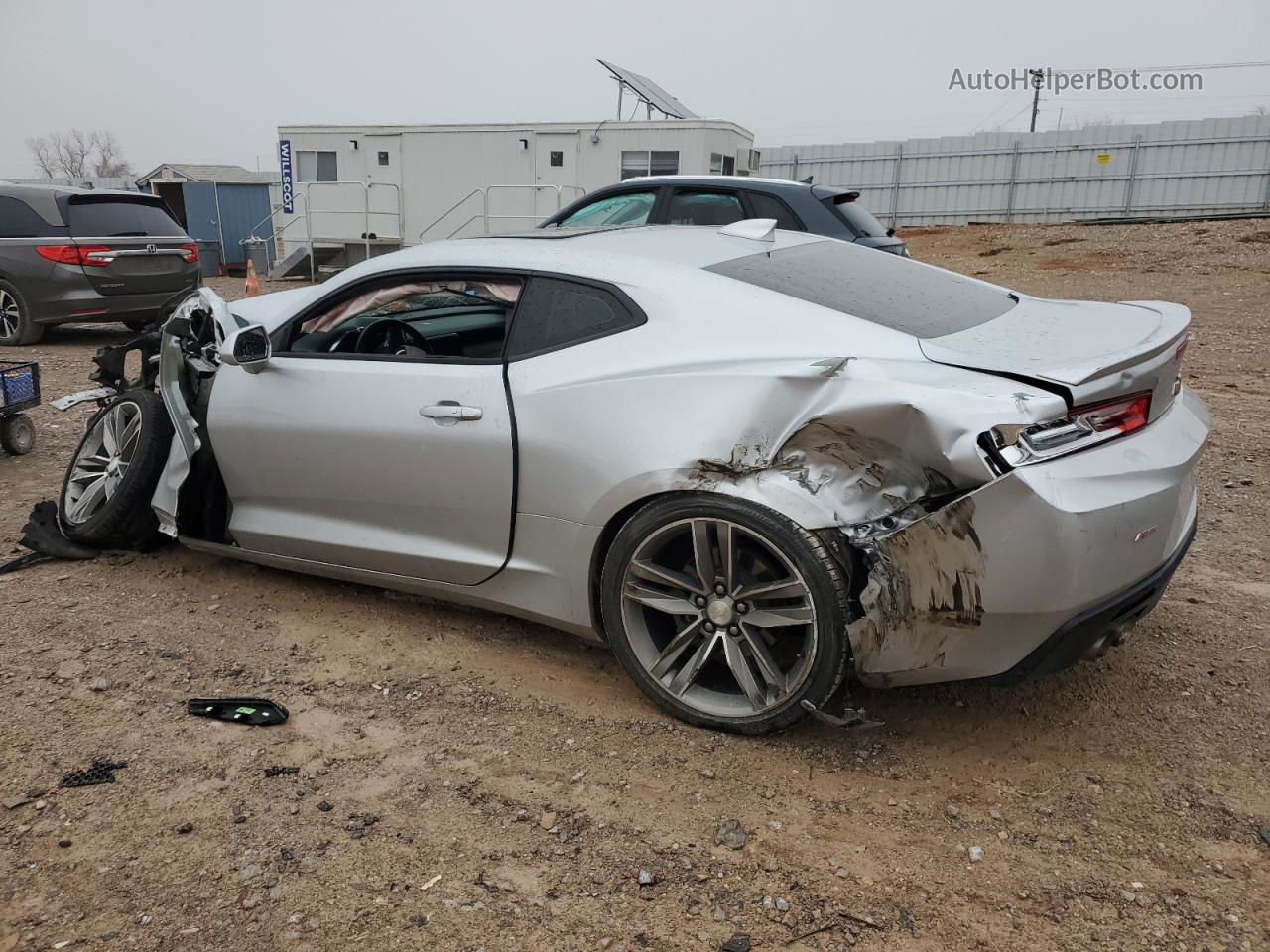 2017 Chevrolet Camaro Lt Silver vin: 1G1FD1RS6H0149719